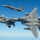Image for article titled These Air-To-Air Shots Of The Bayou Militia's F-15 Eagles Are Gorgeous